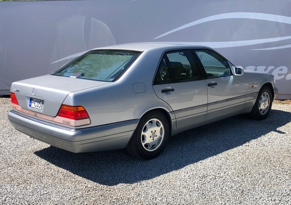 Mercedes-Benz Klasa S cena 159999 przebieg: 38120, rok produkcji 1996 z Poręba małe 407